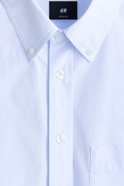 Camisa en popelina de algod?n Relaxed Fit - H&m фото 5