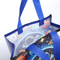 Цена за 2 шт. Сумка детская без застёжки, цвет синий