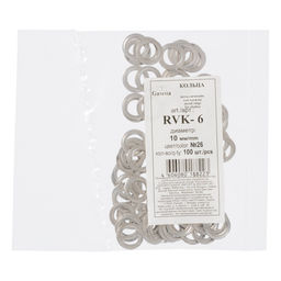 Micron RVK- 6 Кольцо для блочек d 6 мм 100 шт №26 под никель (без лакового покрытия)