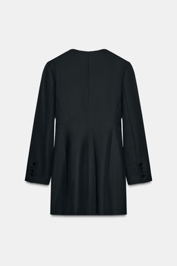ZW COLLECTION DOUBLE-BREASTED BLAZER DRESS - Zara фото 6