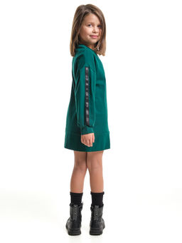Платье миди стильное для праздников и утренников UD 8054 т.зеленый - Mini maxi фото 11