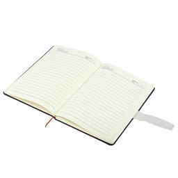 Ежедневник недатированный 14,2х21см "Одуванчик" 112 листов, в линейку, сшитый внутренний блок, с закладкой, обложка кожзам, отделочная строчка, тиснение золотом, цвет темно-синий, застежка на магните (Китай)