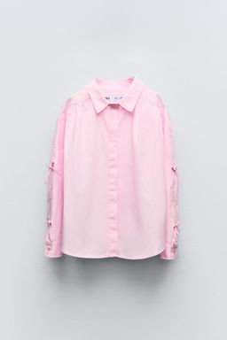 FIYONKLU POPLIN GOMLEK