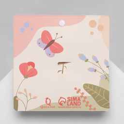 Брошь Цветочек простой, цветная в золоте - Queen fair фото 4