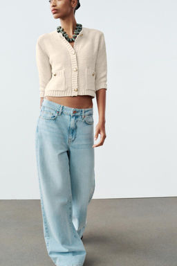 PLAIN KNIT CARDIGAN - Zara фото 11