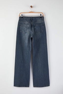 Kahverengi Yuksek Bel Genis Paca Wide Leg Jeans TWOAW26JE00119 - Trendyolmilla фото 8