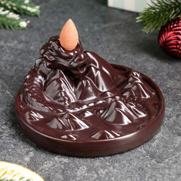 Подставка для благовоний TAKE IT EASY «Горный дракон», стелющийся дым, 12×5 см