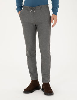 Gri Slim Fit Kanvas Pantolon - Pierre cardin фото 2