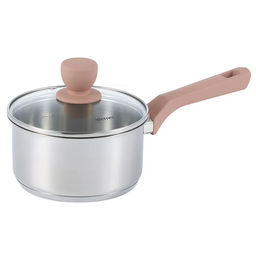 51868 WERNER Набор посуды ELETTO 6 предметов (ковш 1,7л, кастрюли 2,4л/3,6л, крышки), нерж.сталь