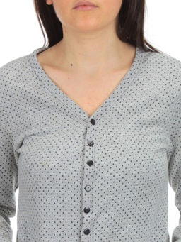 TA013 GRAY Кардиган женский (100% хлопок)