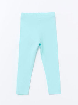 Beli Lastikli Bask?l? K?z ?ocuk Tayt