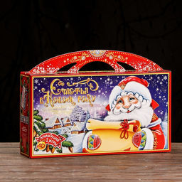 Подарочная коробка Волшебный свиток , Портфель макси широкий , 37 x 8 x 20,2 см