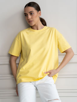 Футболка унисекс Оверсайз, цв. Желтый
