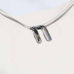 Сумка-мешок на молнии, наружный карман, длинный ремень, цвет белый - Simaland фото 4