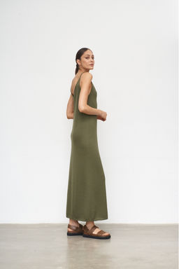 Платье Cotton Khaki - Erist store фото 4