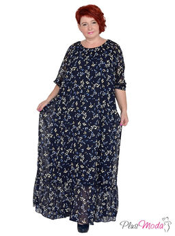 Платье Модель №1275 размеры 44-84 - Plusmoda фото 4