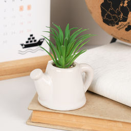 Цена за 1 шт. Цветочная композиция Кактус в чайнике / FA2885 /уп 12/192/ - Галеонтрейд фото 7