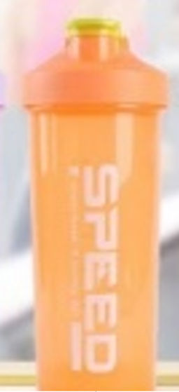 Бутылка/Шейкер SPEED SHS-800 оранжевая, для спортивного питания 800ML/уп80