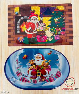 Новогодние сервировочные салфетки на стол