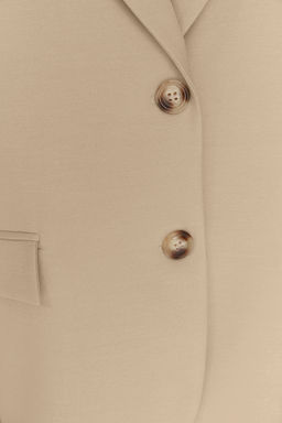 Limited Edition Vizon Regular Astarl? Dokuma Blazer Ceket TWOAW23BC00132