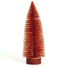 Декор новогодний «Ёлка в золотом цвете», с блёстками, 8×8×30 см