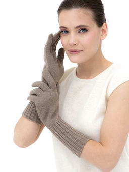 Перчатки из кашемира 31015 капучино