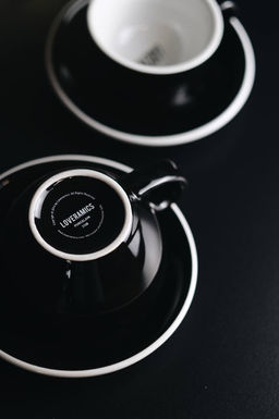 Кофейная пара Loveramics Enjoy чёрная, 300 мл - Tasty coffee фото 8