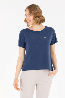 U. S. Polo Assn Женская темно-синяя футболка с круглым вырезом - U.s. polo assn фото 8