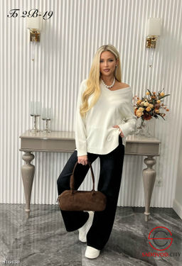 Свитер женский оверсайз