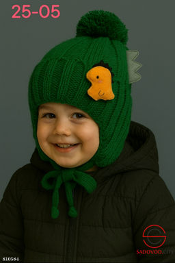 Шапка с тёплой синтепоновой подкладкой