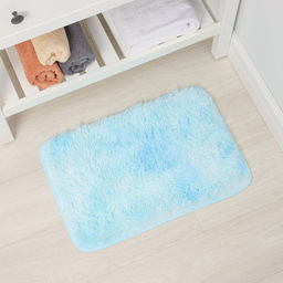 Коврик для дома Доляна Пушистик, 4060 см, сине-голубой  фото 6