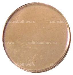 Заготовка для монеты 1 цент 2017 года Токелау