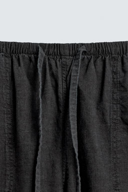 PANTAL?N CINTURA JOGGER RELAXED FIT / Negro