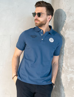 VILATTE / Футболка-поло из трикотажа пике с эластаном