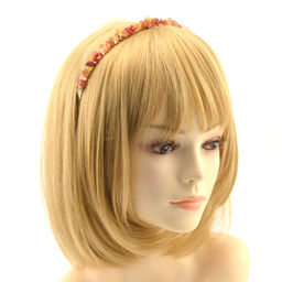 Ободок на голову женский с сердоликом