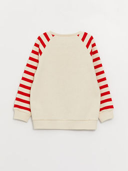 Bisiklet Yaka Y?lba?? Temal? Uzun Kollu Erkek Bebek Sweatshirt 2li - Waikiki фото 3