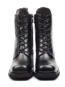 SE21W-2A BLACK Ботинки зимние женские (натуральная кожа, натуральный мех) - Фабричный китай фото 6