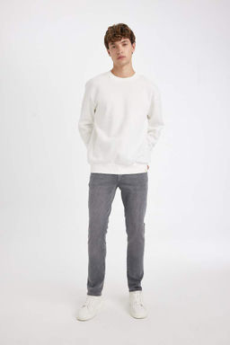 Pedro Slim Fit Джинсовые брюки узкого кроя с нормальной талией и узкими штанинами - Defacto фото 2