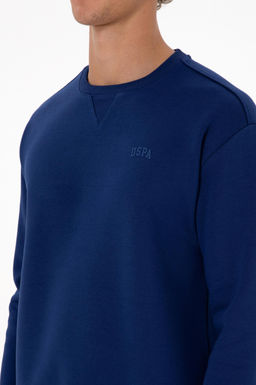 Erkek _ndigo Basic Sweatshirt Sepette S_rpriz _ndirim - U.s. polo assn фото 7