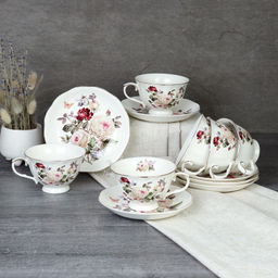 Чайный набор 12 предметов 250 мл на ножке / RS/12- FY230903 /уп 8/ - Галеонтрейд фото 2