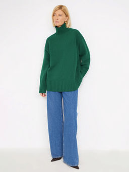 Свитер из шерсти мериноса B2799/smeraldo - Emka фото 2