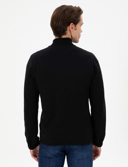 Мужской черный вязаный кардиган Неожиданная скидка в корзине - U.s. polo assn фото 5