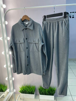 Костюм ФЛИС ВЕЛЬВЕТ с рубашкоЙ - Knitka wear фото 2