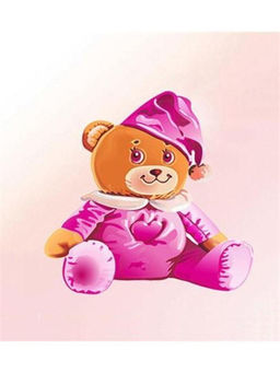 Алмазная мозаика без подрамника "Игрушечный мишка", 15х20 см