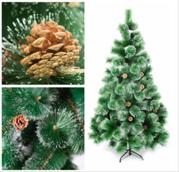 Сосна заснеженная новогодняя, ёлка 300 см - 1000 деталей фото 8