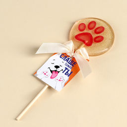 Леденец прозрачный с глиттером Слаще только ты, БЕЗ САХАРА, 20 г. - Simaland фото 2