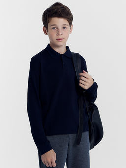 Джемпер для мальчиков в темно-синем оттенке