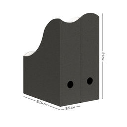 VAL CG-3VP-BL-85mono Лоток для бумаг верт,6шт.,3шт-29,5*23,5*8,5см,3шт-31*23,5*8,5см,CLASSIC GREY, шт