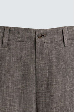 TEXTURED SUIT TROUSERS - Zara фото 8