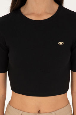 U. S. Polo Assn / Женская черная футболка - U.s. polo assn фото 6